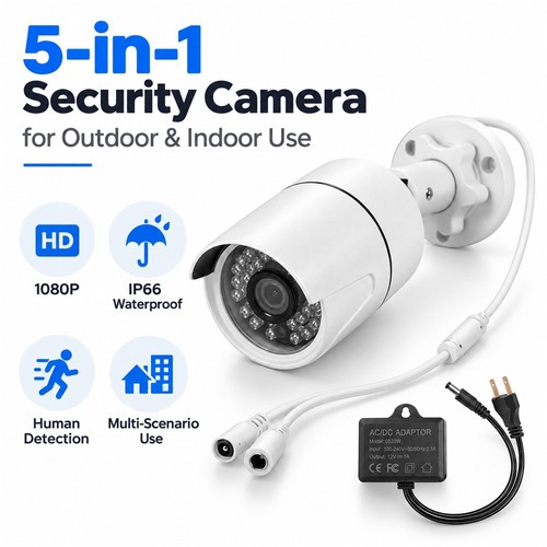 Patio cctv camera 2mp 1 - 2mp, 5-in-1